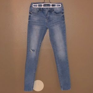 MissMe Skinny Jeans Size 25 Distressed Light Wash